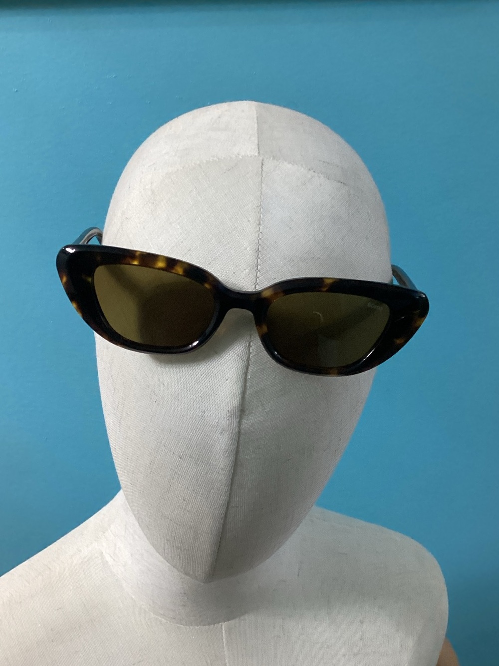 SOJOS Tortoiseshell Cat-Eye Sunglasses with Brown Lenses